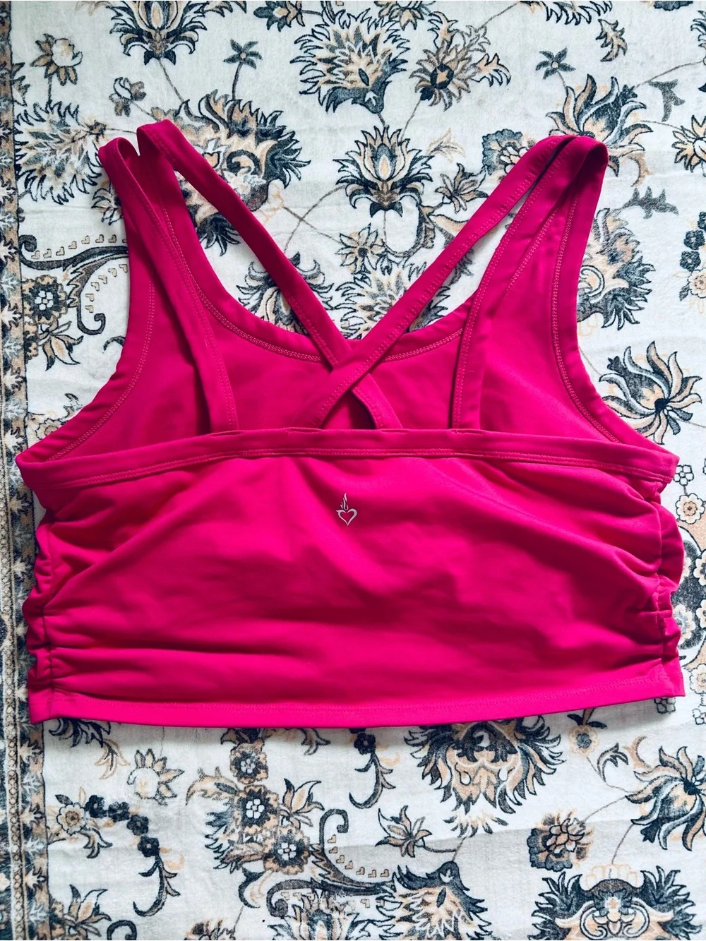 Hot Pink Torrid Cross-Back Sports Bralette
